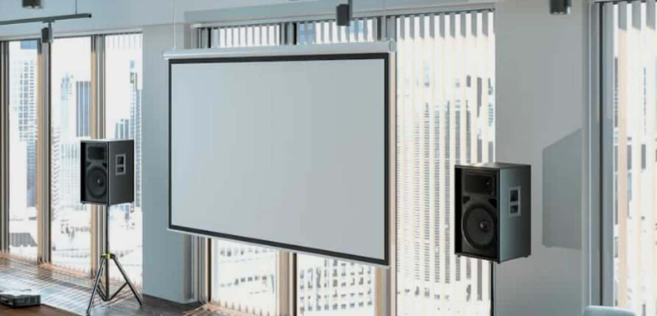 How To Hang A Projector Screen On The Wall