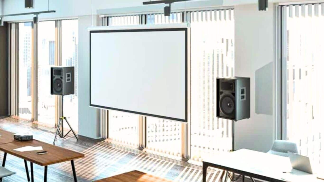 How To Hang Projector Screen From Ceiling