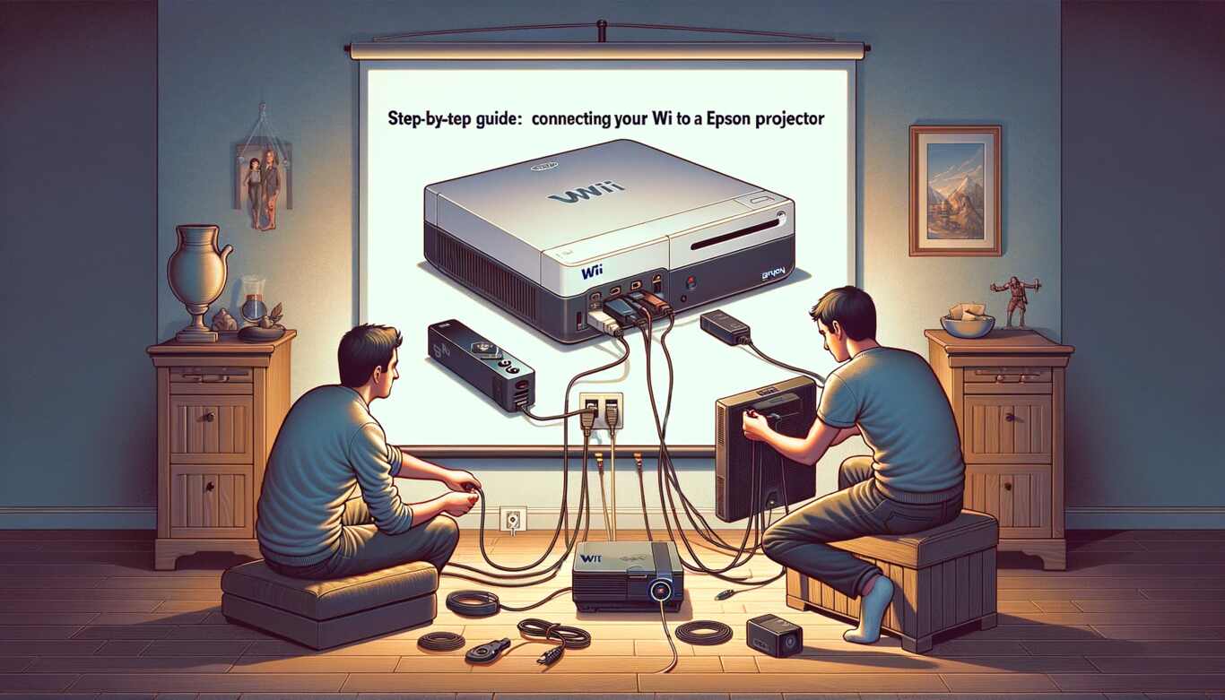 How to connect Wii to Epson projector